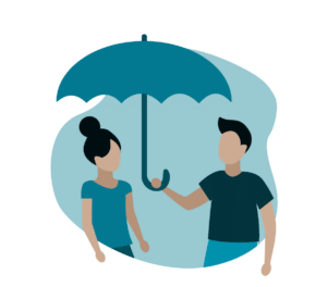 Protéger ses clients avec un parapluie