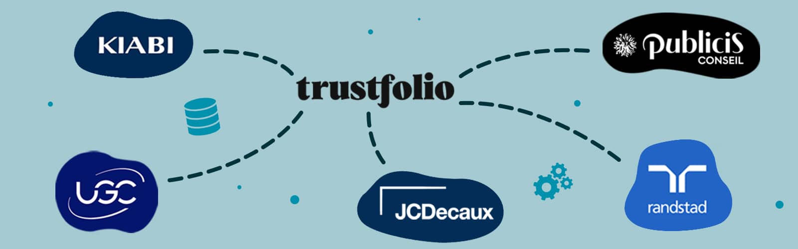 Illustration de l'enrichissement de Trustfolio sur les entreprises